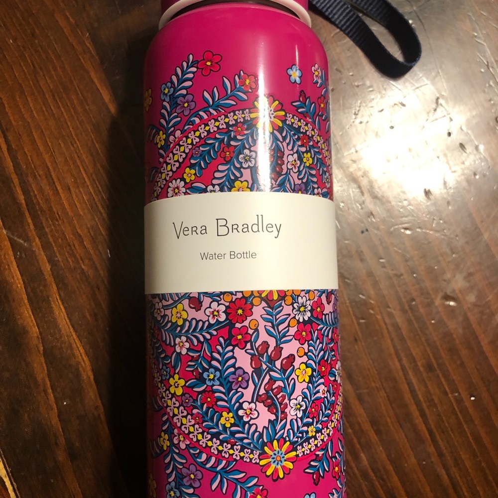 New Vera Bradley 17 Oz metal water bottle